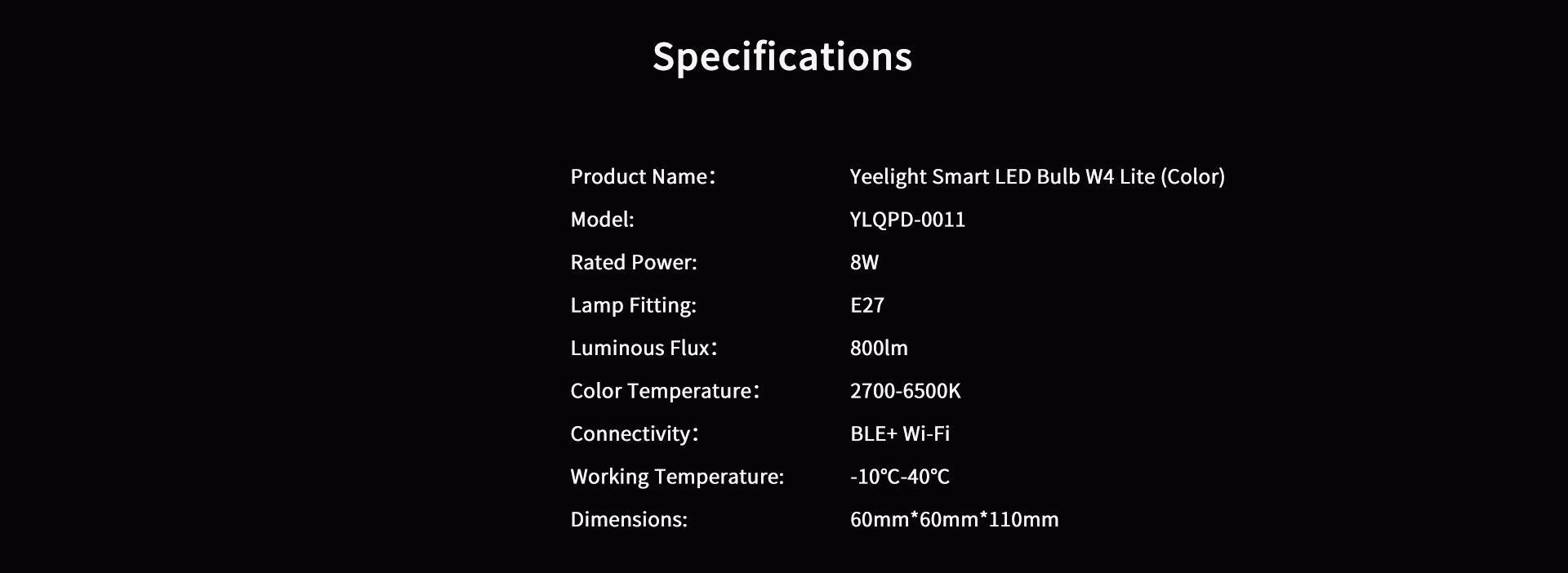 Yeelight Smart LED Bulb